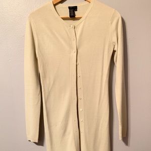 Classic Cream Cardigan